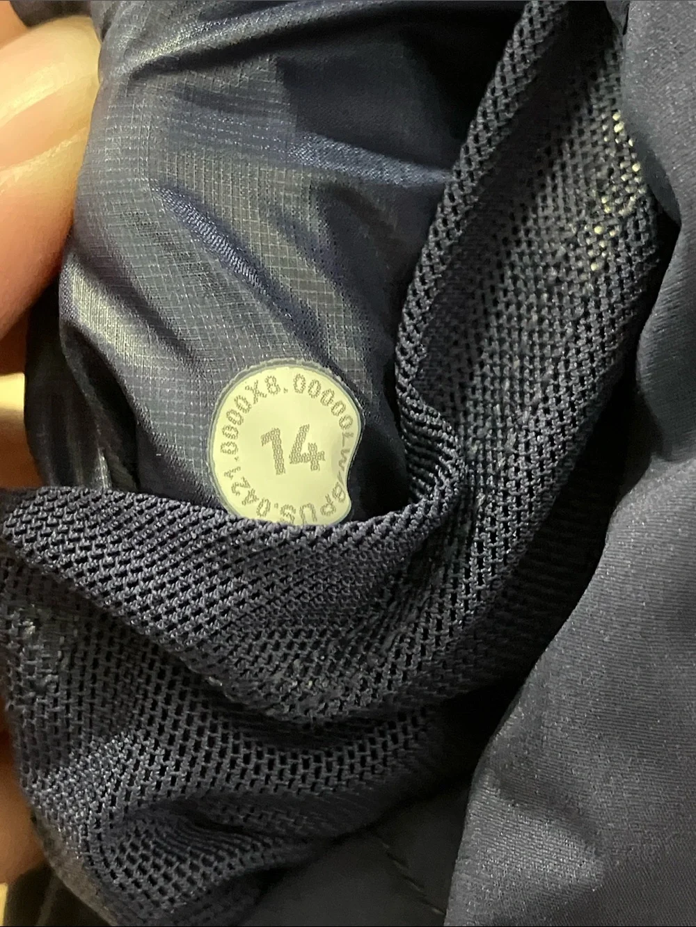 Lululemon Women's Navy Blue Down for It All Vest Down Feather Puffer